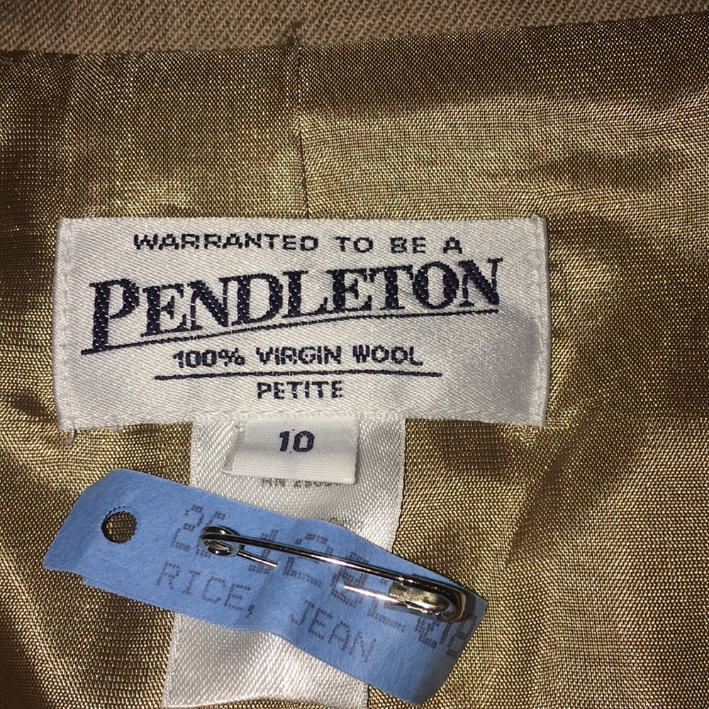 Pendleton Jacket Sz 10 Petite - image 8